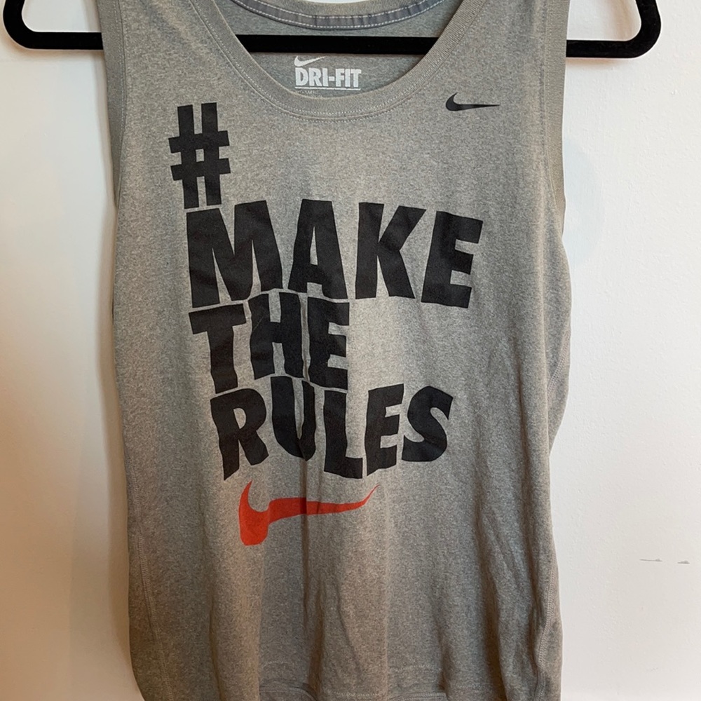 Nike make the rules logo dri fit